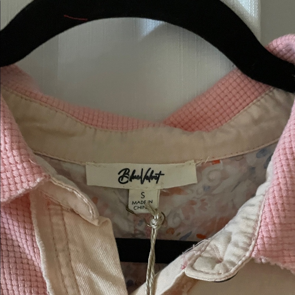 Bohemian Patchwork Button-Up Blouse NWT - image 4